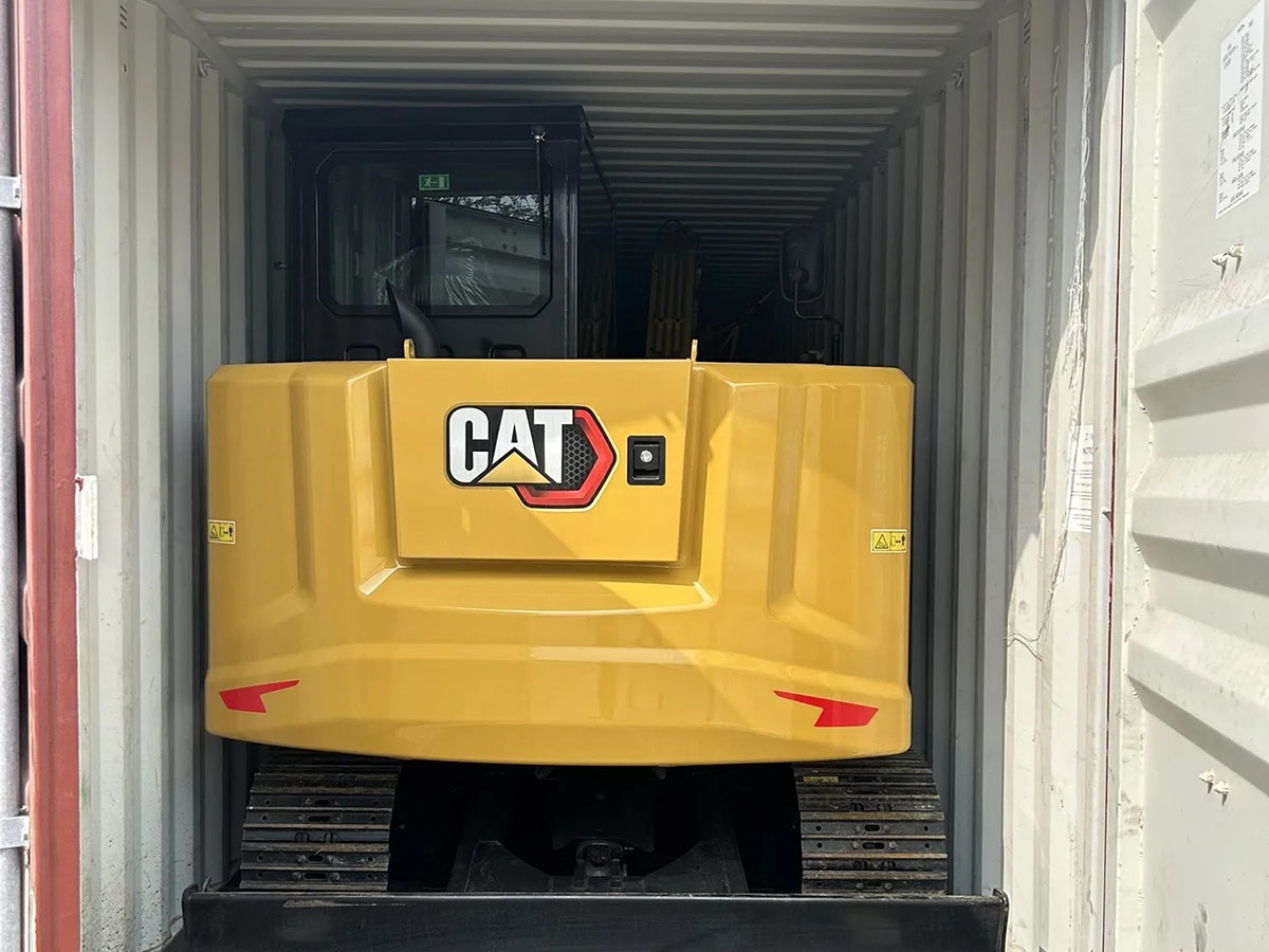 Excavator loading and shipping.