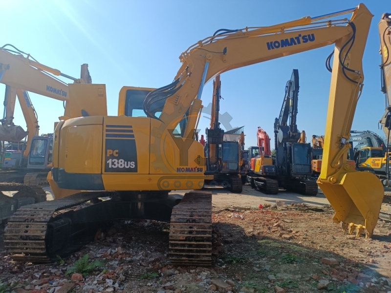 Used 13Ton PC138us Excavator Second Hand Crawler Digger For Sale