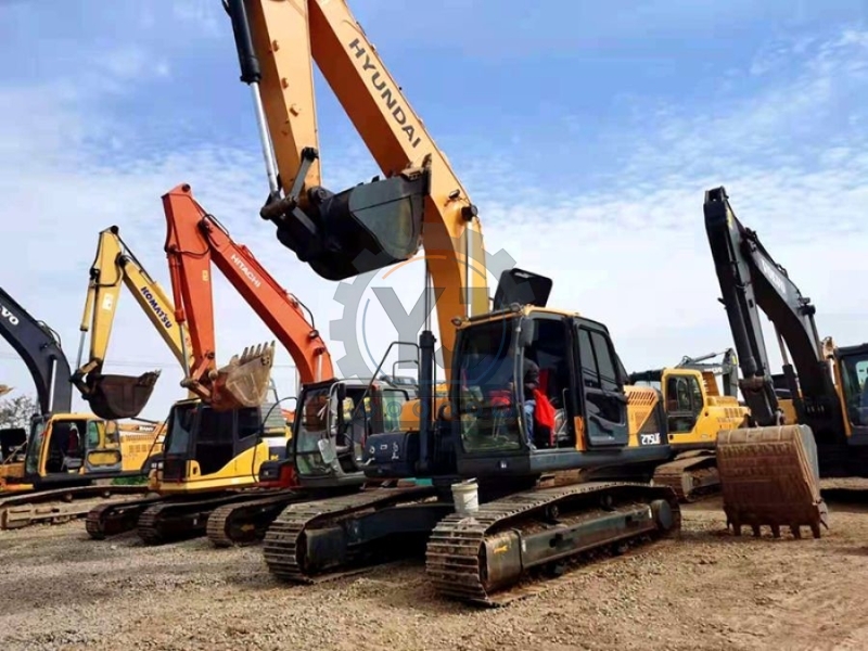 Original Hydraulic Used Hyundai Excavator R275vs Cummins Engine