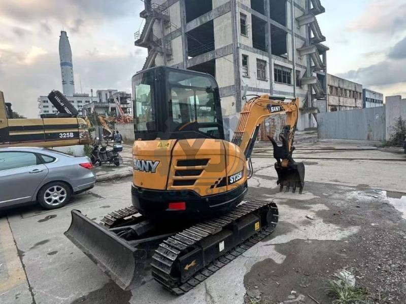 Sany SY35U 2nd Hand Diggers Pre Owned Mini Excavator Hydraulic Crawler 3.5 Ton