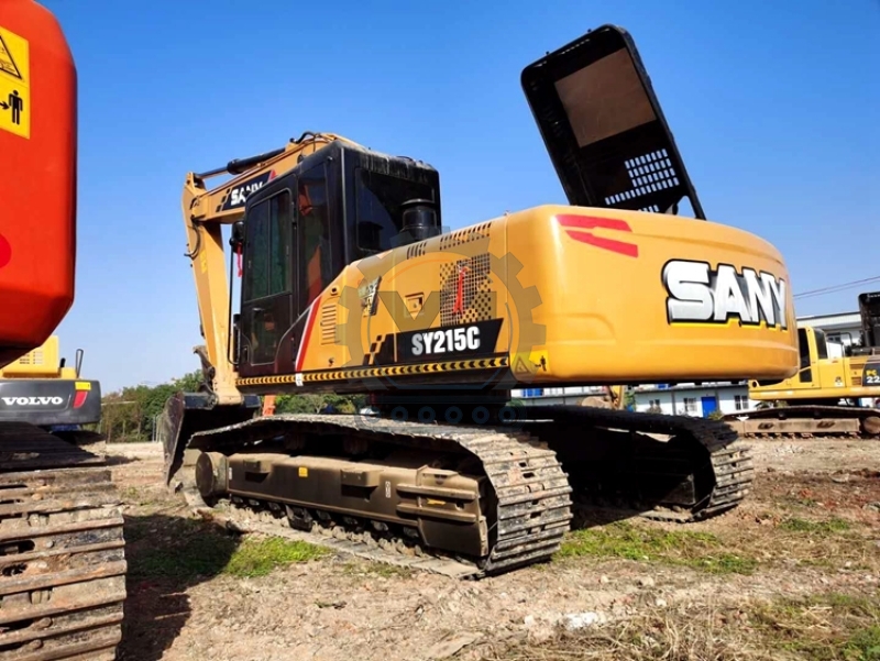 118KW 21900KG Hydraulic Used Sany Excavator SY215C SY215CPro