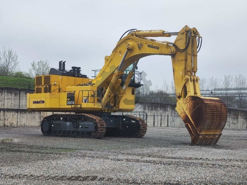 Original Second Hand Komatsu Excavator PC2000-8 Large Earth Moving Machinery