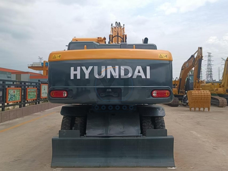 Mining Used Hyundai 210W-9 Wheel Digger For Sale Price Second Hand Excavator