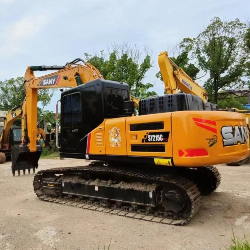 Hydraulic Used Sany Excavator SY215C 118KW 21900KG for sale