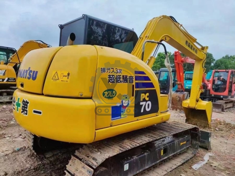 6T Used Small Excavator Komatsu PC70 Second Hand Micro Digger