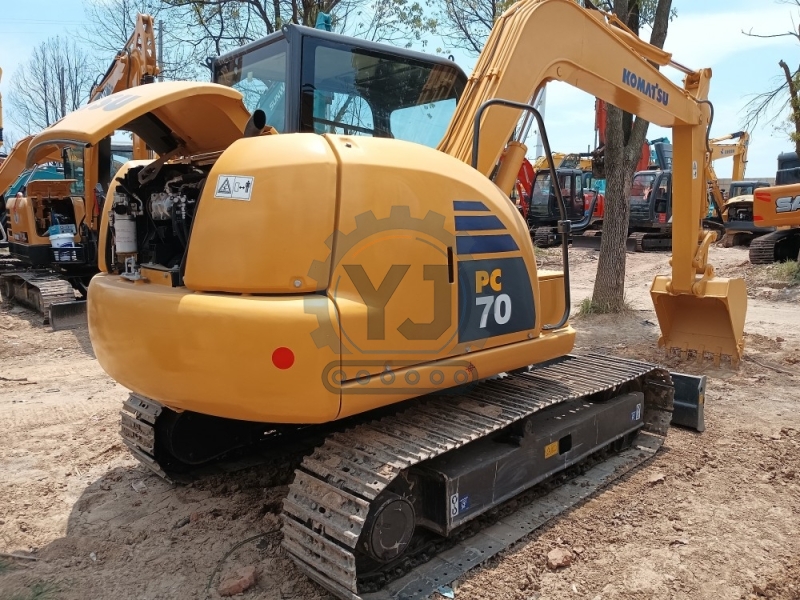 High Quality Komatsu PC70 PC70-8 Second Hand Machinery 7 Tons Hydraulic Crawler Used Komatsu Excavators
