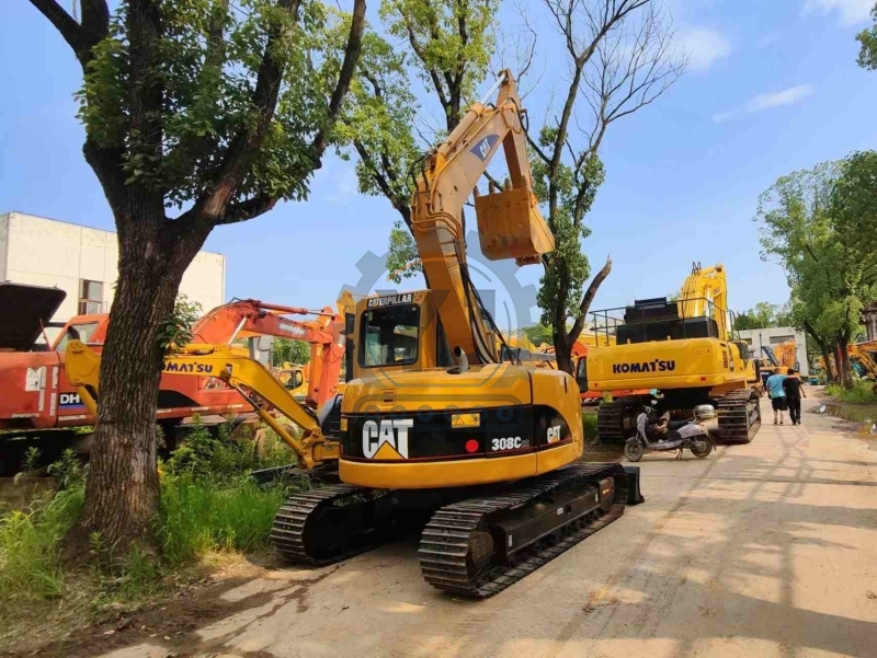 Crawler Hydraulic Used CAT Excavator Japan Original CAT 308C For Digging