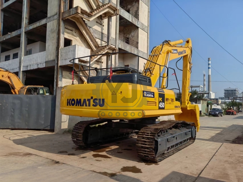 Used Japan Second Hand Komatsu PC450-7 Digger 45 Ton Excavator Machine