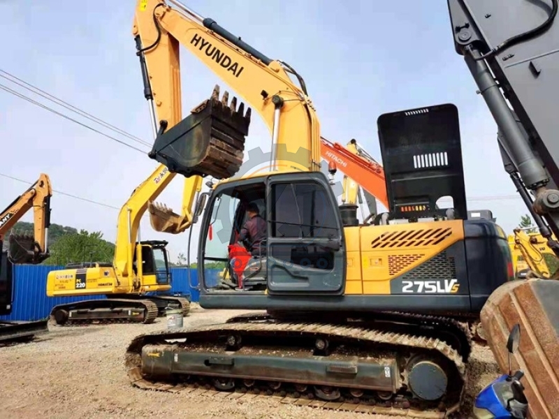 Original Hydraulic Used Hyundai Excavator R275vs Cummins Engine