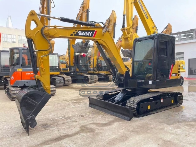 Sany SY60C Second Hand Diggers Mini Excavator For Earth Removal
