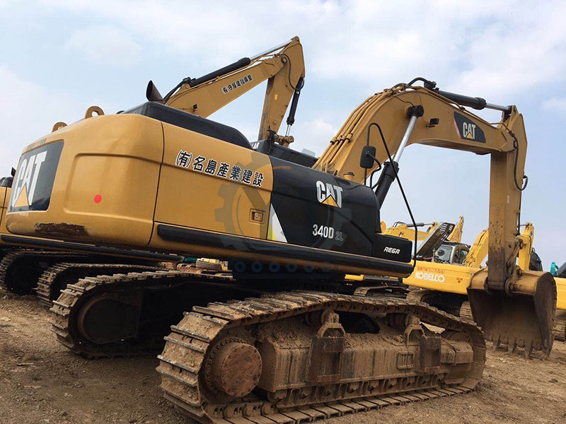 Large Caterpillar Used CAT 340D2L Excavator Secondhand 40 Ton Crawler Hydraulic Digger For Construction Work