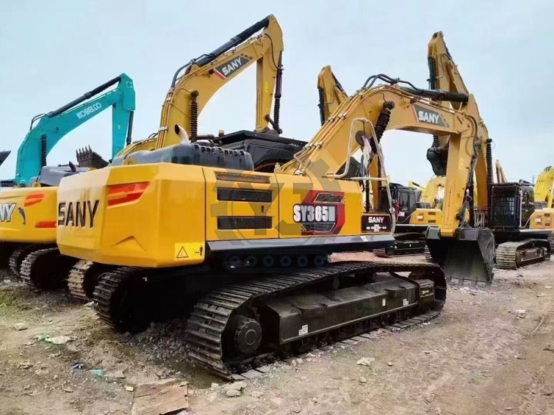 Bucket Rod Digging Force 180kN SANY 365H Used Crawler Excavator Engine Cooled to 50℃ in Desert Test