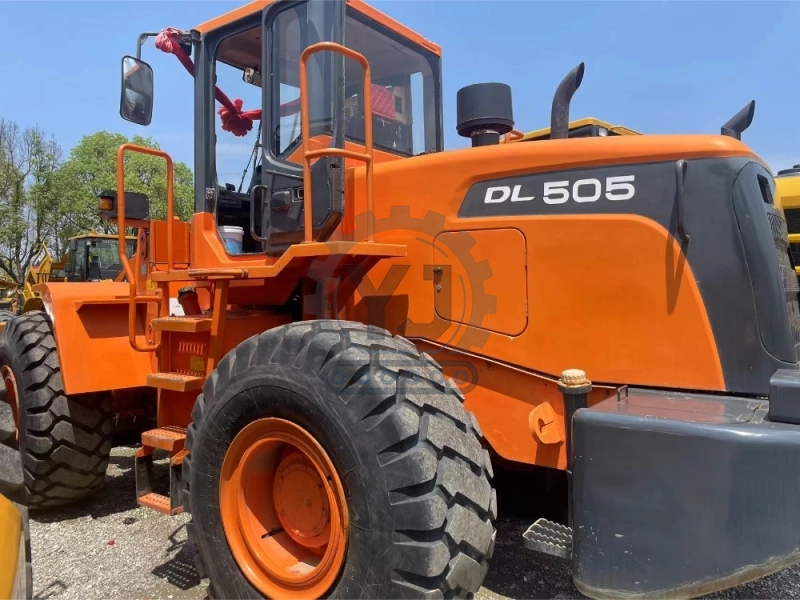 Original Used Loader Doosan Construction Machine Second Hand Excavator Doosan Dl505
