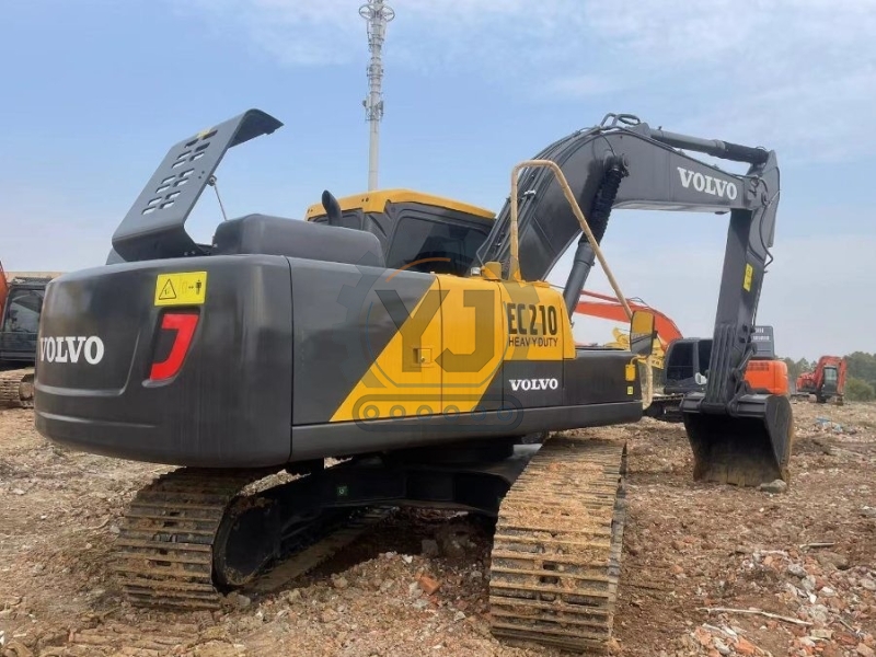 Tracked Used Volvo Excavator EC210 20Ton Earth Removal Equipment