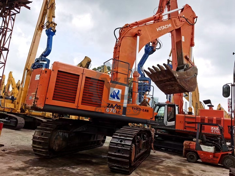 Construction Machinery Mining Mining Using a Second-hand Large Excavator Hitachi ZX670 Hitachi Excavator for Sale