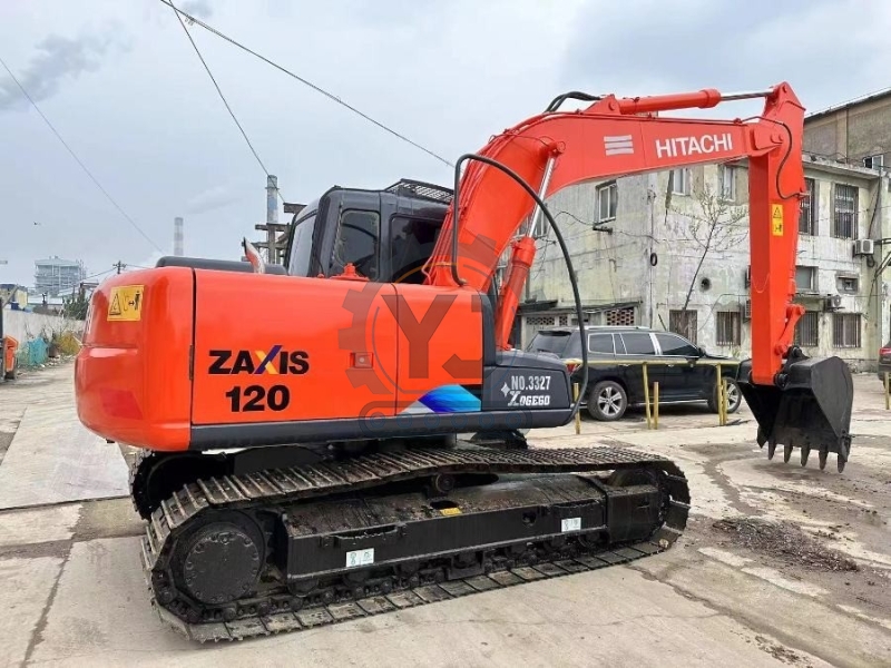 12200KG Hydraulic Second Hand ZX120 Hitachi Excavator Crawler Diggers 120