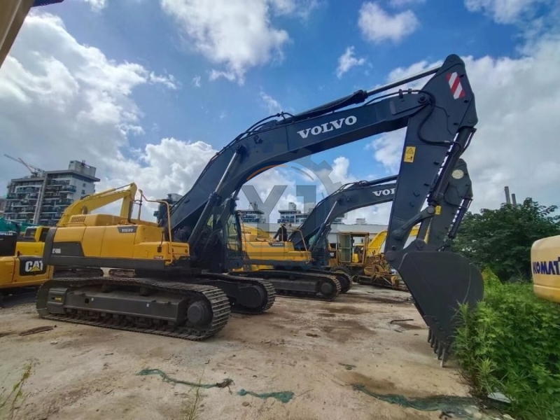 Large Used Volvo EC480DL Excavator 48 Tons Hydraulic Crawler Diggers