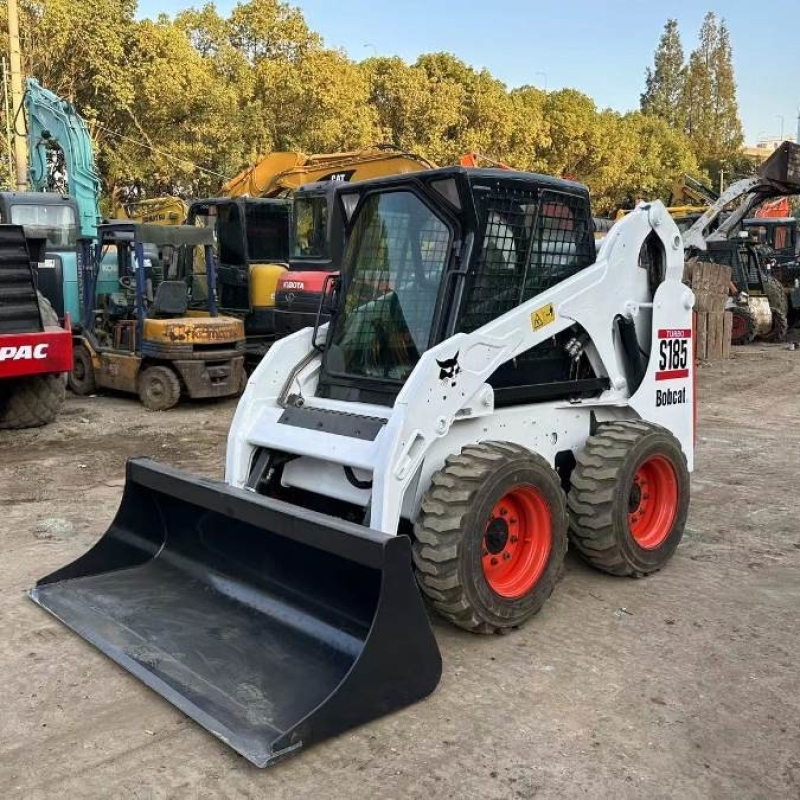 Bobcat S185 Second Hand Skid Steer Loaders Used Wheel Loader 1825KW