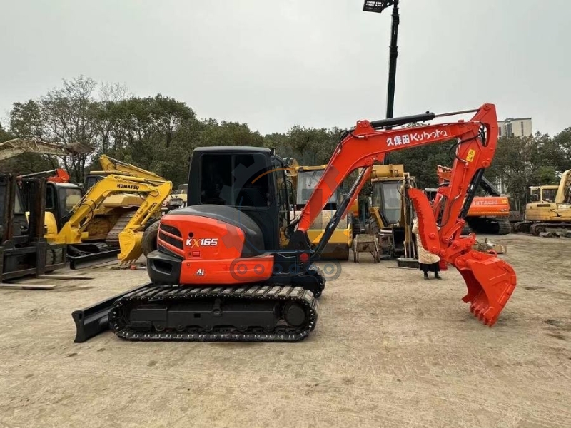 Municipal Engineering Used Kubota Excavator Kx165 Kx163 Kx155 Mini Digger