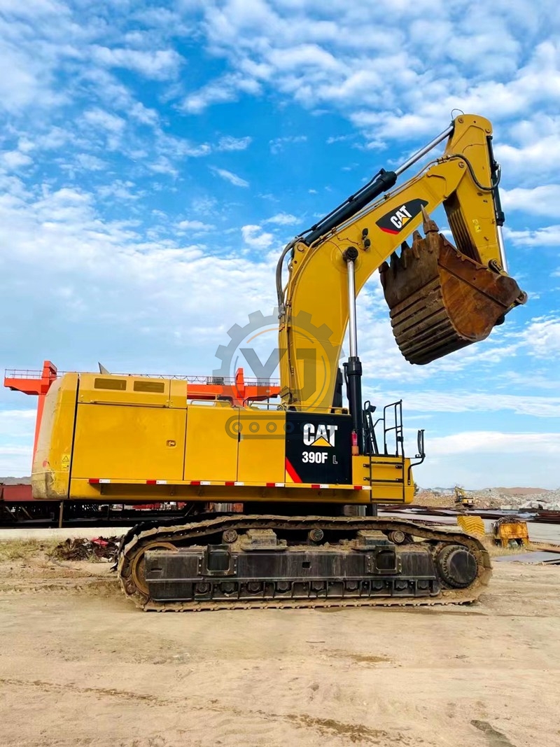 Used Heavy Caterpillar Construction Mining Rock Machinery 390F Digger Excavator