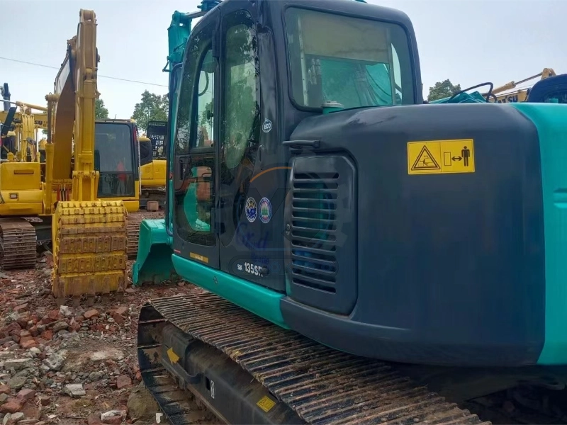 Second Hand Construction Equipment SK135 Hot Sell Used Well Maintained Low Prices Excavator Kobelco Sk135