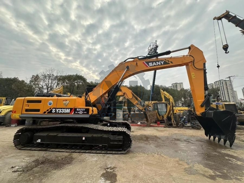 Repossessed SY335H Used Sany Excavator Crawler Digger For Construction
