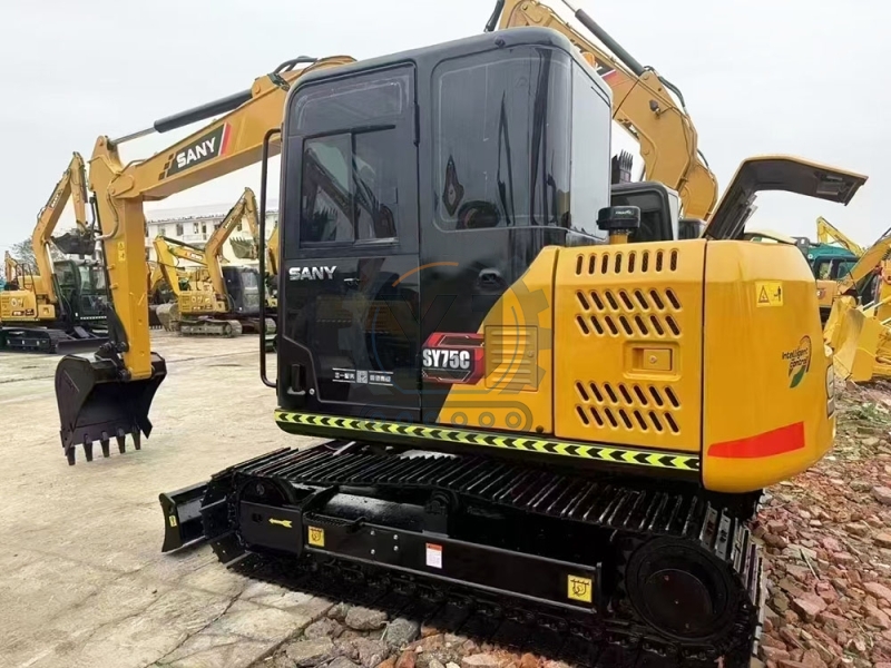 Hot Sale Used Sany SY75C 75c-9 SY75C-10 Excavator 7.5 Ton Excavator Crawler Excavator Price