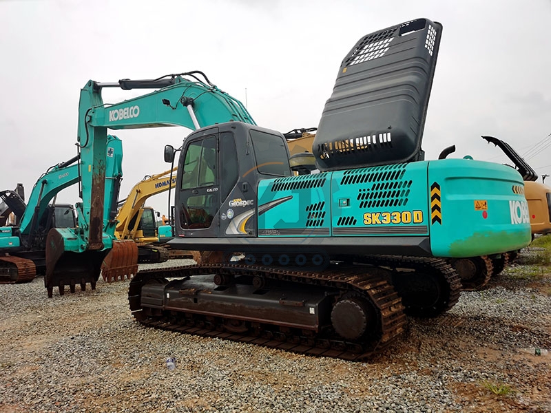 SK330-8 Old Kobelco Excavator Hydraulic Crawler Earth Moving Equipment