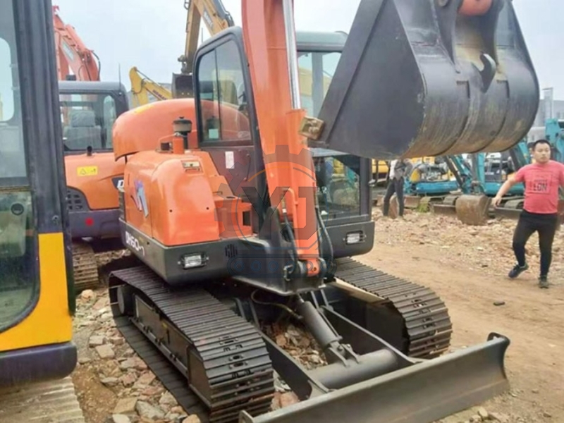 Doosan DH60-7 Second Hand Mini Excavator Backhoe Crawler IOS Certificated
