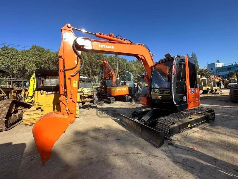 7 Tons ZX75US Used Hitachi Excavator Second Hand Mini Digger
