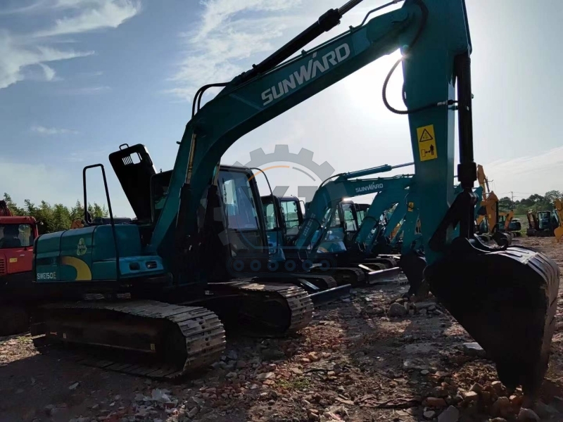 15ton Sunward Excavator SWE150E Medium Used Excavators China Brand Swe150 Excavators for Sale