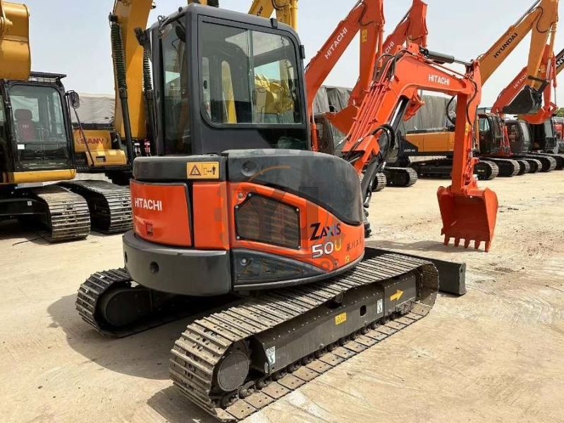 Mini ZX50U Hitachi Excavator Used Construction Machinery 5T ZX50