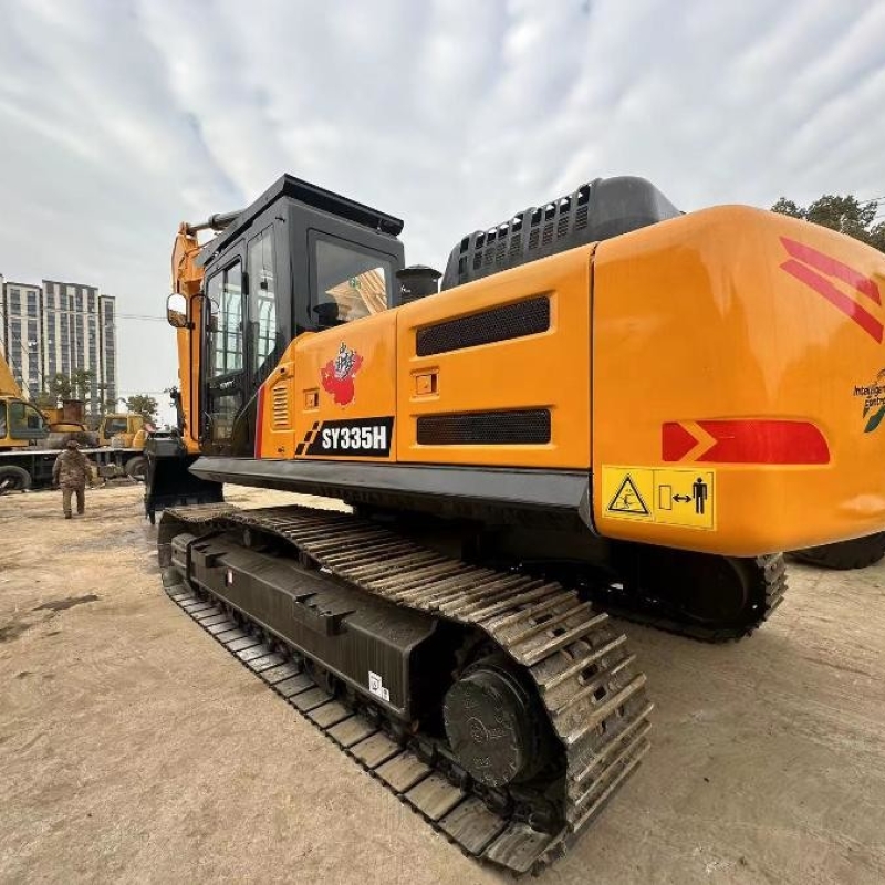 Repossessed SY335H Used Sany Excavator Crawler Digger For Construction