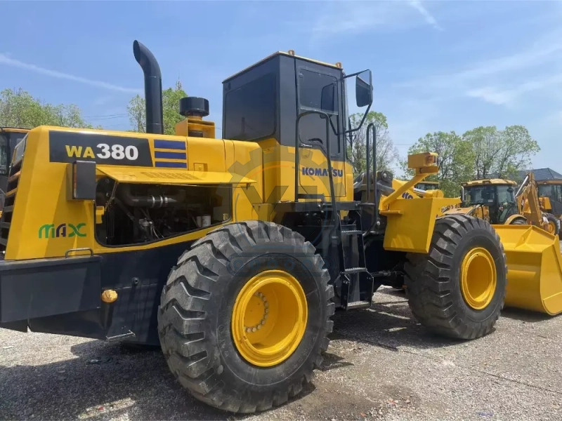 Engineering 143KW Used Komatsu Wheel Loader WA380 17 Tons
