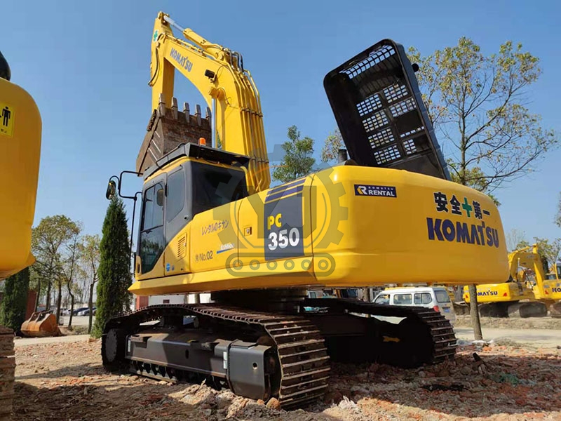 High Performance Used Komatsu PC350-7 Excavator 35 Ton Japan Original Second Hand High Quality Engine Gearbox Gear-Stock