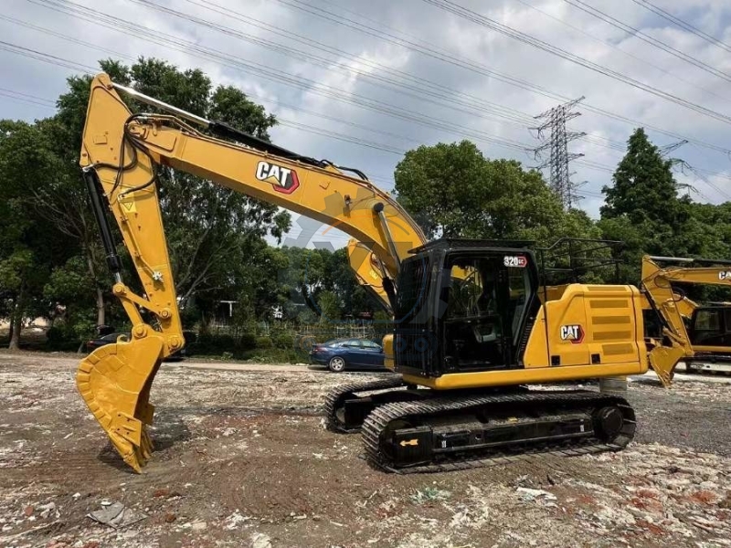 Hydraulic Caterpillar 320GC Used Large Excavators Trackhoes 110KW