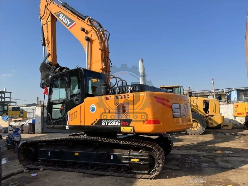 23.5ton Sany SY235C Used Crawler Excavator Equipment Medium Sized SY235CPro