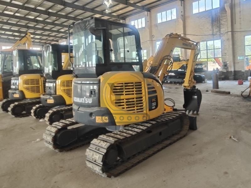Small PC50 Used Komatsu Excavator Crawler 2400RPM For Agricultural