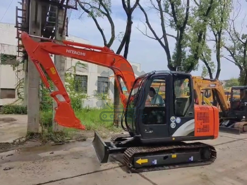 Used Compact Hydraulic Hitachi ZX60 Excavator 5850KG For Mining Construction 60