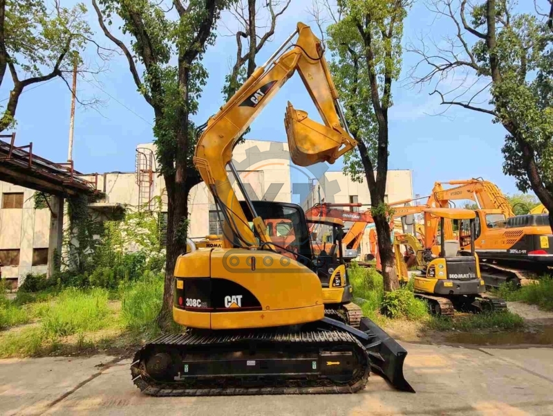 Crawler Hydraulic Used CAT Excavator Japan Original CAT 308C For Digging