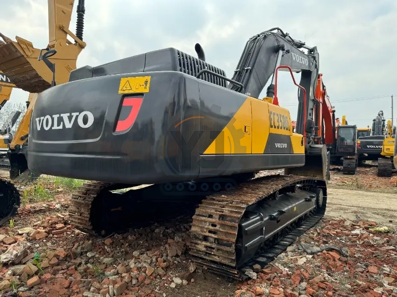 Used 35 Ton Crawler Excavator Original Volvo EC350D Used Excavator