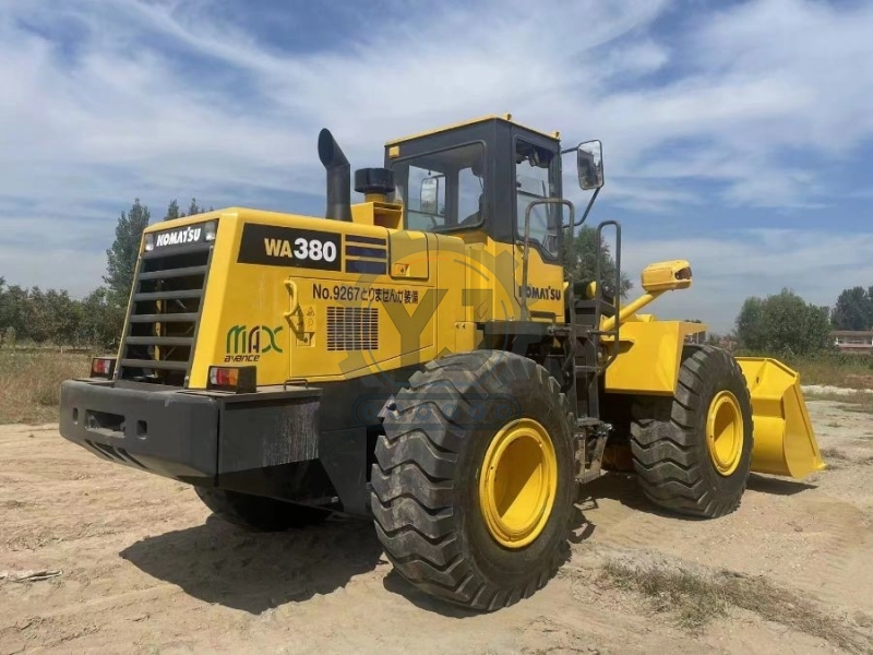 Engineering Used Komatsu Wheel Loader WA380-3 High Power 16360KG
