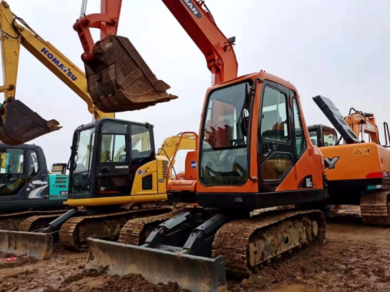 2021 Year DX80GOLD Used Doosan Excavator 8 Ton Capacity