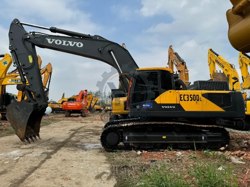 Used 35 Ton Crawler Excavator Original Volvo EC350D Used Excavator