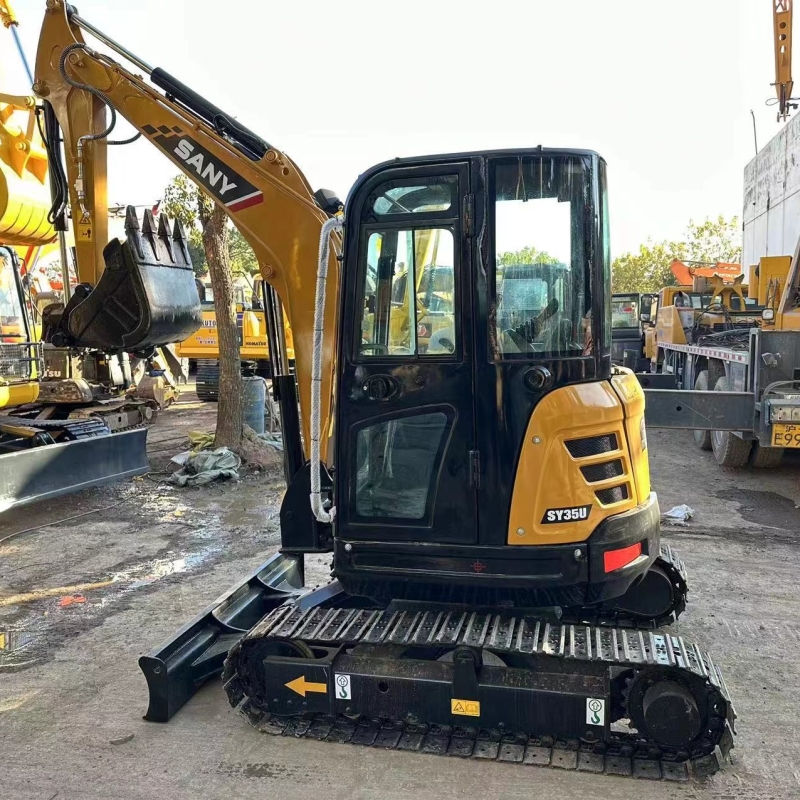 Sany SY35U Equipment Trader Mini Excavator Second Hand Construction Machinery