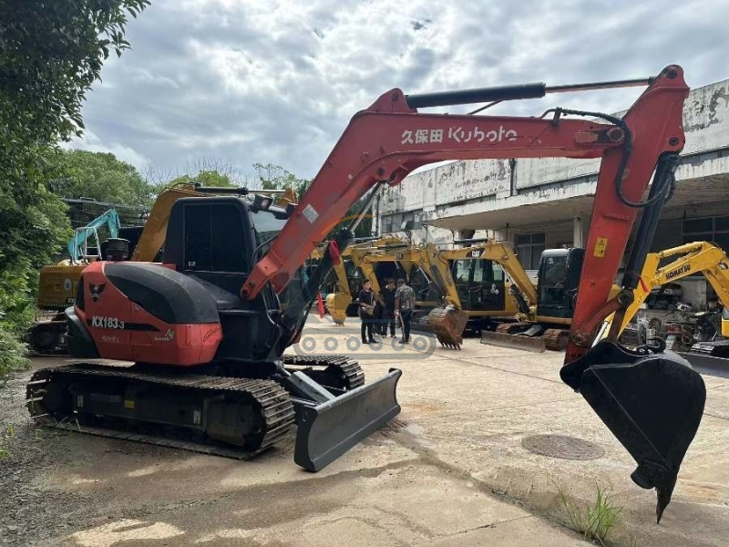 8Ton KX183 Used Kubota Excavator Mini Japan Original Crawler Digger
