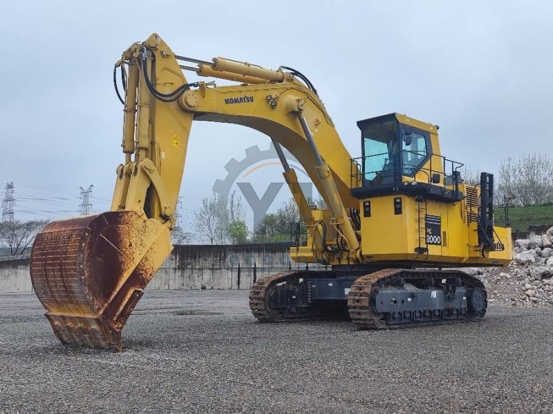 Original Second Hand Komatsu Excavator PC2000-8 Large Earth Moving Machinery