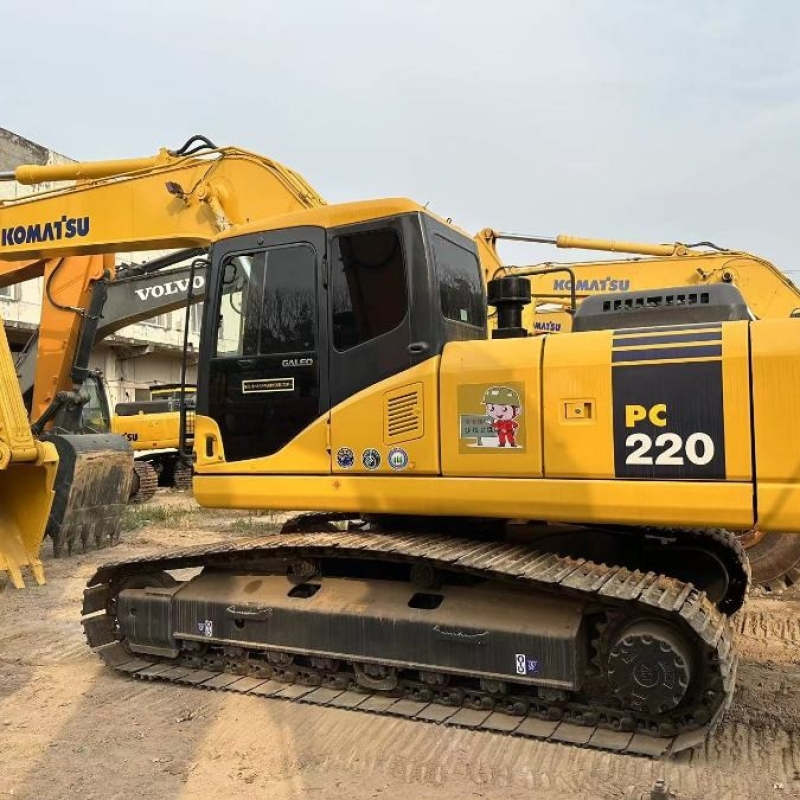 Secondhand Hydraulic Komatsu Mining Excavator Machinery PC220-7 22840KG