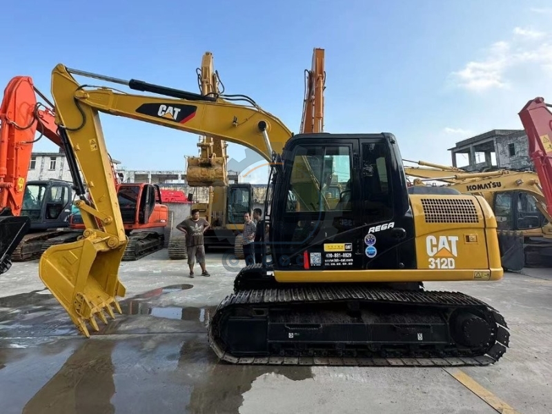 Midi 312D Used Caterpillar Excavator Machine 12 Tonne For Infrastructure Construction