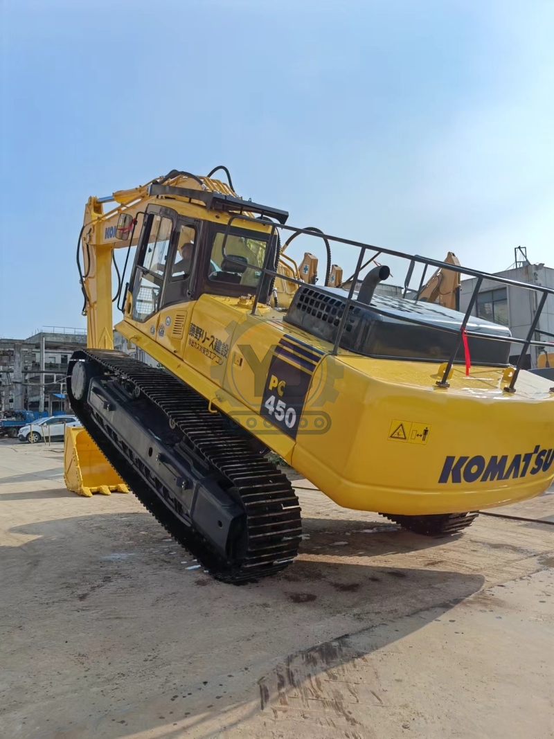 Used Japan Second Hand Komatsu PC450-7 Digger 45 Ton Excavator Machine